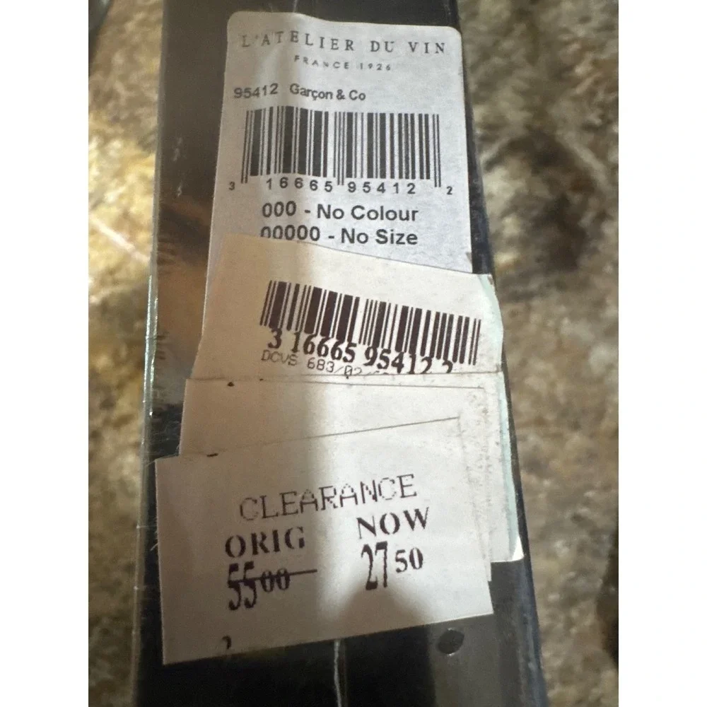 LAtelier du Vin Garcon &‎ Co Wine Opener Aerator Stopper Set France